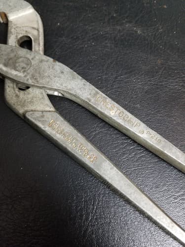Vintage Crescent Jamestown N.Y. Crestogrip Pliers P-210 USA Channel Locks - Thumbnail 2