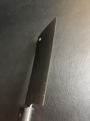 Ed Wusthof 6" Cleaver Butcher's Knife 4680/16cm X50 Cr Mo V15 Germany Kitchen - Thumbnail 15