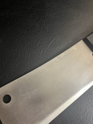 Ed Wusthof 6" Cleaver Butcher's Knife 4680/16cm X50 Cr Mo V15 Germany Kitchen - Thumbnail 4