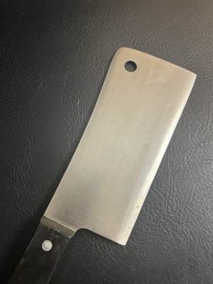 Ed Wusthof 6" Cleaver Butcher's Knife 4680/16cm X50 Cr Mo V15 Germany Kitchen - Thumbnail 10