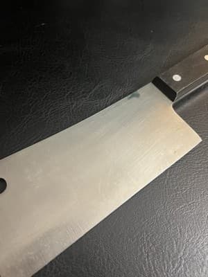 Ed Wusthof 6" Cleaver Butcher's Knife 4680/16cm X50 Cr Mo V15 Germany Kitchen - Thumbnail 3