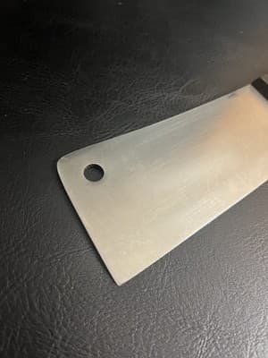 Ed Wusthof 6" Cleaver Butcher's Knife 4680/16cm X50 Cr Mo V15 Germany Kitchen - Thumbnail 2