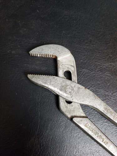 Vintage Crescent Jamestown N.Y. Crestogrip Pliers P-210 USA Channel Locks - Thumbnail 3