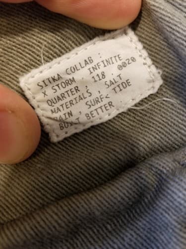 Vtg Sitka Collab X Storm Infinite Gear Hunting Mens M Sweat Pants Green Jogger - Thumbnail 7