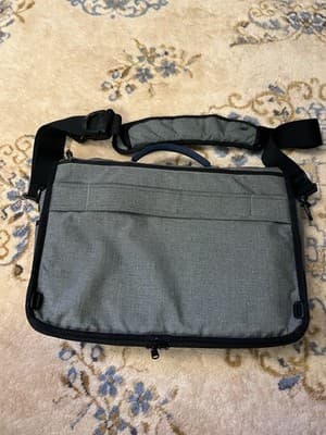 Timbuk2 San Francisco Black 16" Messenger Laptop Bag Pack Shoulder Strap M Grey - Thumbnail 22