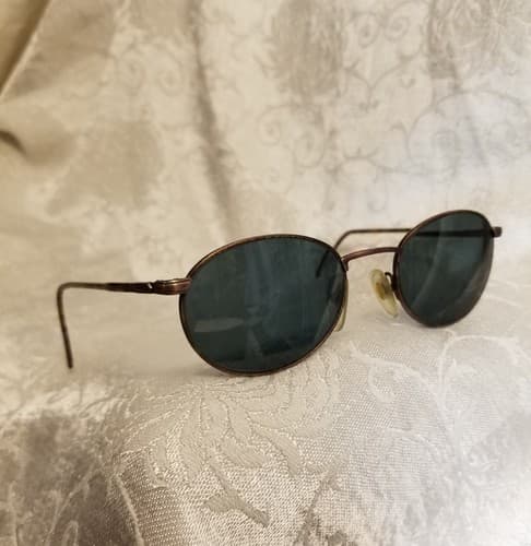 Vtg Gucci Round Psychedelic Frames Tortoise Purple Wire Rim Oval *Frame Only - Image 1