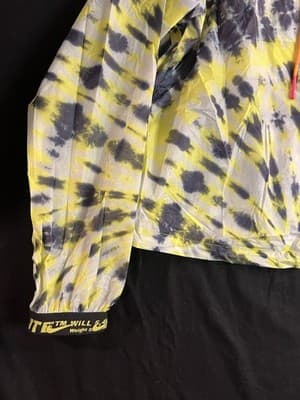 Nike X Off White NRG Tie Dye Womens XXL 2XL Windbreaker Activewear Crop Jacket - Thumbnail 5