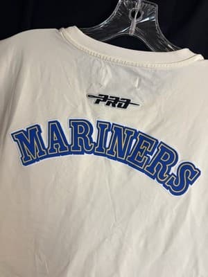 Pro Standard Seattle Mariners Mens XL Cooperstown Collection Shirt 40th Cream - Thumbnail 11