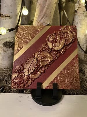 Handmade Wall Art Clay Candle Holder 3D Painting LOCAL ARTIST Creative Gift - Thumbnail 17