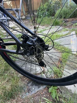 Schwinn 700C M DSB Sport Hybrid Bike Black Red Disc Brakes Shimano Tourney Light - Thumbnail 8