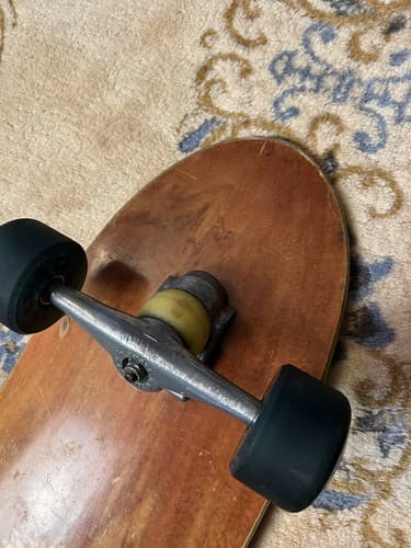Vtg OG 1996 Powell No Ka Oi Complete Longboard E.XKATE Trucks Skate Hawaiian - Thumbnail 5