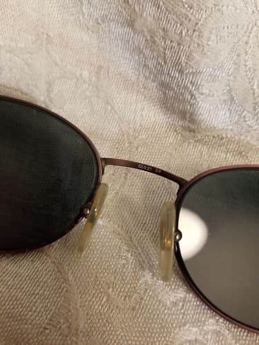 Vtg Gucci Round Psychedelic Frames Tortoise Purple Wire Rim Oval *Frame Only - Thumbnail 4