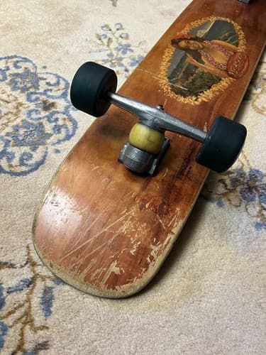 Vtg OG 1996 Powell No Ka Oi Complete Longboard E.XKATE Trucks Skate Hawaiian - Thumbnail 6