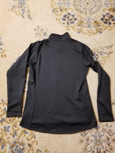 Patagonia R1 Daily 1/4 Zip Neck Womens Large Jacket Black 40505 L *Embroidered - Thumbnail 5
