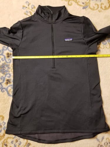 Patagonia R1 Daily 1/4 Zip Neck Womens Large Jacket Black 40505 L *Embroidered - Thumbnail 10