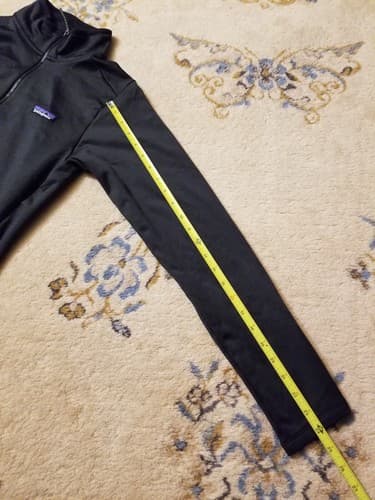 Patagonia R1 Daily 1/4 Zip Neck Womens Large Jacket Black 40505 L *Embroidered - Thumbnail 12