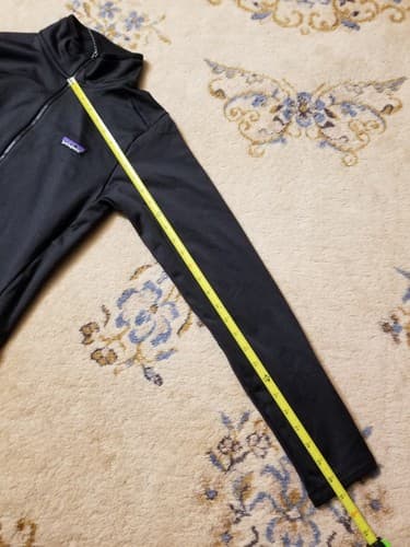 Patagonia R1 Daily 1/4 Zip Neck Womens Large Jacket Black 40505 L *Embroidered - Thumbnail 11