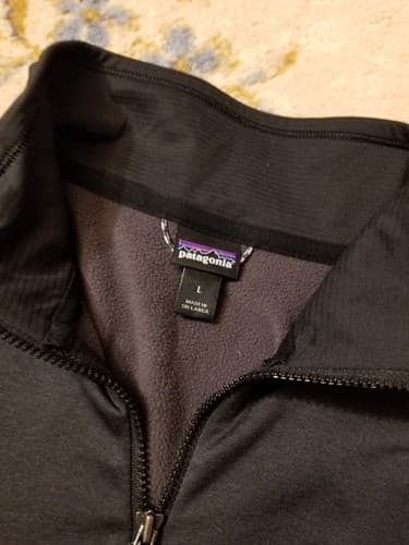 Patagonia R1 Daily 1/4 Zip Neck Womens Large Jacket Black 40505 L *Embroidered - Thumbnail 4