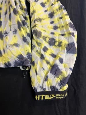 Nike X Off White NRG Tie Dye Womens XXL 2XL Windbreaker Activewear Crop Jacket - Thumbnail 6