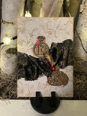 Handmade Wall Art Clay Antiqued Holder 3D Painting LOCAL ARTIST Creative Gift - Thumbnail 21
