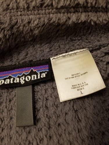 Patagonia R4 Regulator Polartec Hi Pile Fleece Zip Jacket Black Mens L SRAM Bike - Thumbnail 6