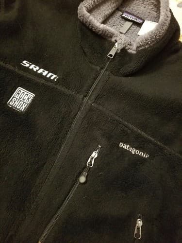 Patagonia R4 Regulator Polartec Hi Pile Fleece Zip Jacket Black Mens L SRAM Bike - Thumbnail 4