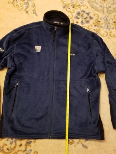 VTG Patagonia R2 Levitator Pullover Mens L Fleece Hi Pile Regulator Jacket Blue - Thumbnail 12