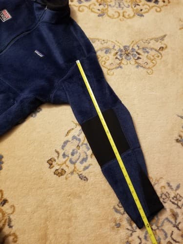 VTG Patagonia R2 Levitator Pullover Mens L Fleece Hi Pile Regulator Jacket Blue - Thumbnail 14