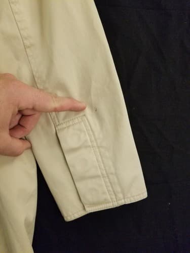 Coach Brand Cream/Light Khaki Womens M Short Trench Coat Button Jacket - Thumbnail 10