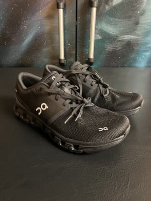 ON Cloud X 4 Running Shoes Women's 9.5 Black 3WE30070106 Hiking Running Gym - Thumbnail 2