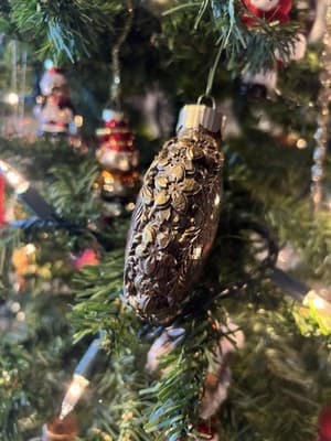 CUSTOM Handmade Christmas Tree Ornament Wall Art Bottle Clay Creative Gift USA - Thumbnail 5