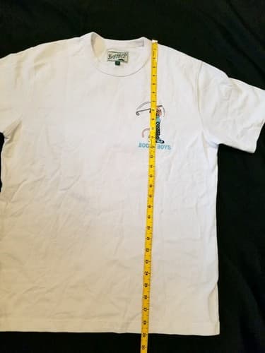 Rare BOGEY BOYS White Golf T Shirt Double Now Triple Later Pink Panther Large L - Thumbnail 8