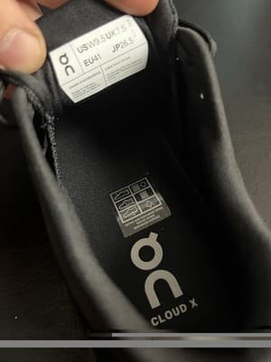 ON Cloud X 4 Running Shoes Women's 9.5 Black 3WE30070106 Hiking Running Gym - Thumbnail 10