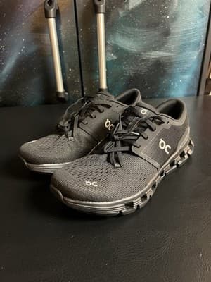 ON Cloud X 4 Running Shoes Women's 9.5 Black 3WE30070106 Hiking Running Gym - Thumbnail 7