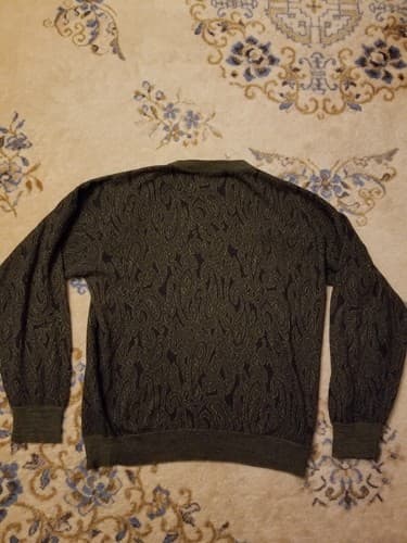 Vintage Burberrys Of London Jumper Sweater Womens XL 90s Crew Green USA Union - Thumbnail 5