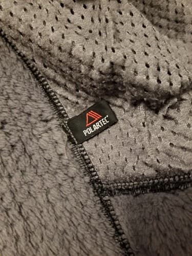 Patagonia R4 Regulator Polartec Hi Pile Fleece Zip Jacket Black Mens L SRAM Bike - Thumbnail 7