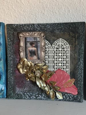 Handmade Wall Art Clay Candle Holder 3D Painting LOCAL ARTIST Creative Gift - Thumbnail 23