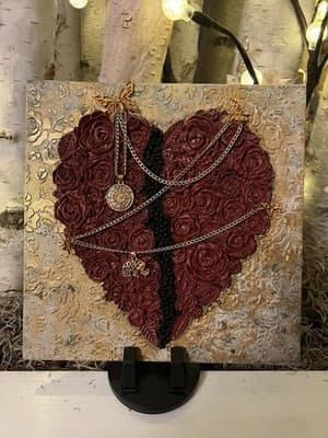Handmade Wall Art Clay Candle Holder 3D Painting LOCAL ARTIST Creative Gift - Thumbnail 22