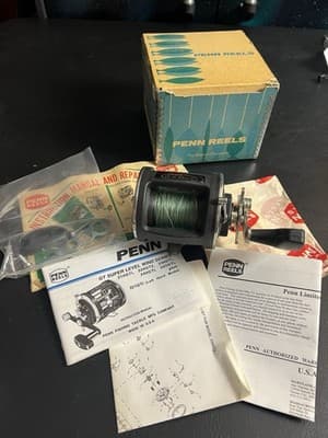 Penn 320 GT2 4.3:1 Trolling Super Levelwind Fishing Reel Right Hand + Box Manual - Image 1