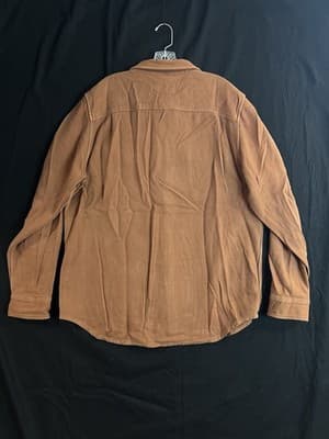 Outerknown Chroma Blanket Shirt 100% Organic Cotton Mens L Copper Coziest Ever - Thumbnail 12
