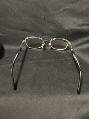 Coach HC5072Q 9015 Silver Black Oval Eyeglasses Frame ONLY 51-17 135 Chain Link - Thumbnail 9