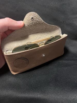 VTG 1990's 58[]14mm B&L RAY BAN Gold Wraparounds G15 Pilot AVIATOR Sunglasses - Thumbnail 15