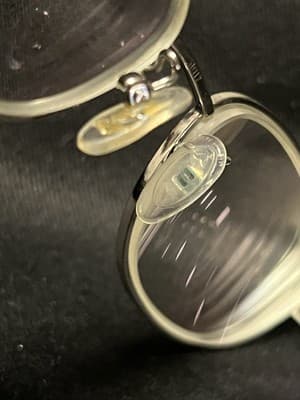 Coach HC5072Q 9015 Silver Black Oval Eyeglasses Frame ONLY 51-17 135 Chain Link - Thumbnail 12