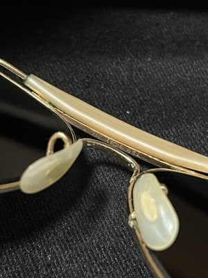 VTG 1990's 58[]14mm B&L RAY BAN Gold Wraparounds G15 Pilot AVIATOR Sunglasses - Thumbnail 9