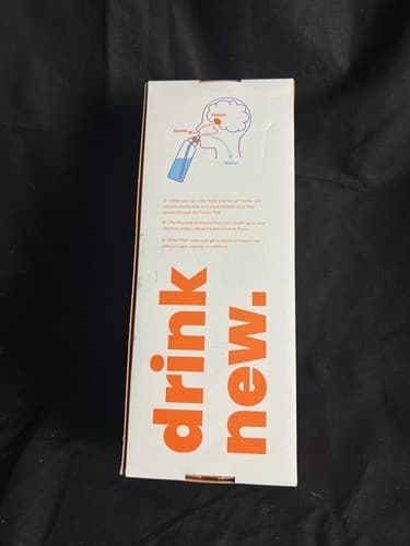 Air Up Water Bottle Straw Mouthpiece Black With Box Used Condition *No Pods - Thumbnail 12