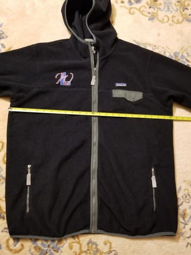 Patagonia Light Synchilla Snap T Hoody Black Full Zip Fleece Jacket Men’s XL - Thumbnail 13