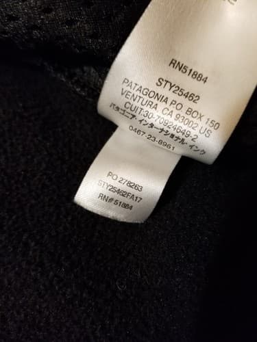 Patagonia Light Synchilla Snap T Hoody Black Full Zip Fleece Jacket Men’s XL - Thumbnail 11