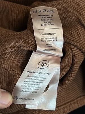 Outerknown Chroma Blanket Shirt 100% Organic Cotton Mens L Copper Coziest Ever - Thumbnail 9