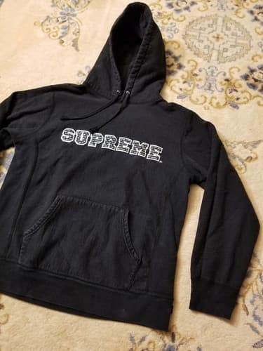 Supreme The Most Black Sweatshirt Hoody Mens Large Hooded Street Skate Wear L - Thumbnail 6