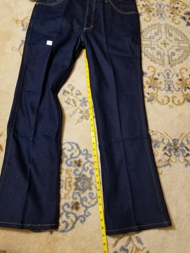 Vtg NWT Lee Riders Regular Fit Boot Cut Jeans Indigo Denim 40x32 38x31 Union USA - Thumbnail 14